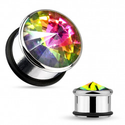 Piercing arcade 8 mm anodisé rose