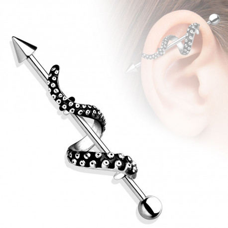 Piercing industriel acier tentacules 38mm Gruo Piercing oreille5,85 €
