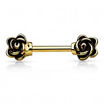Piercing arcade 8 mm anodisé rose