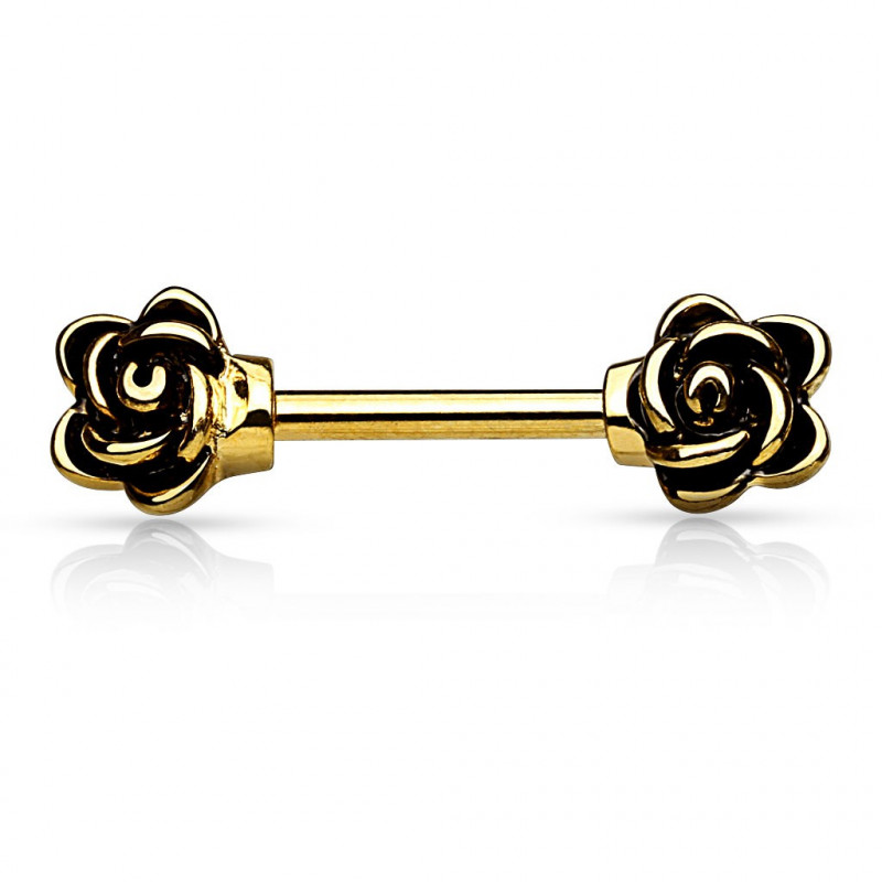 Piercing arcade 8 mm anodisé rose