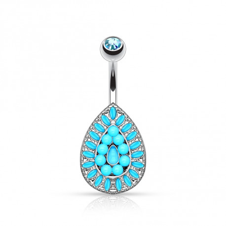 Piercing arcade 8 mm anodisé rose