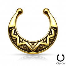 Faux piercing septum doré avec motif tribal Moy Faux piercing4,90 €