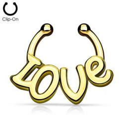 Faux piercing septum doré love Muki Faux piercing3,60 €