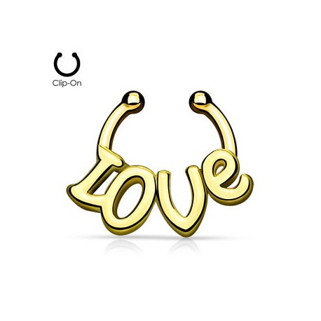 Faux piercing septum doré love Muki Faux piercing3,60 €