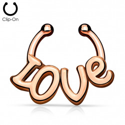 Faux piercing septum or rose love Bax Faux piercing3,60 €