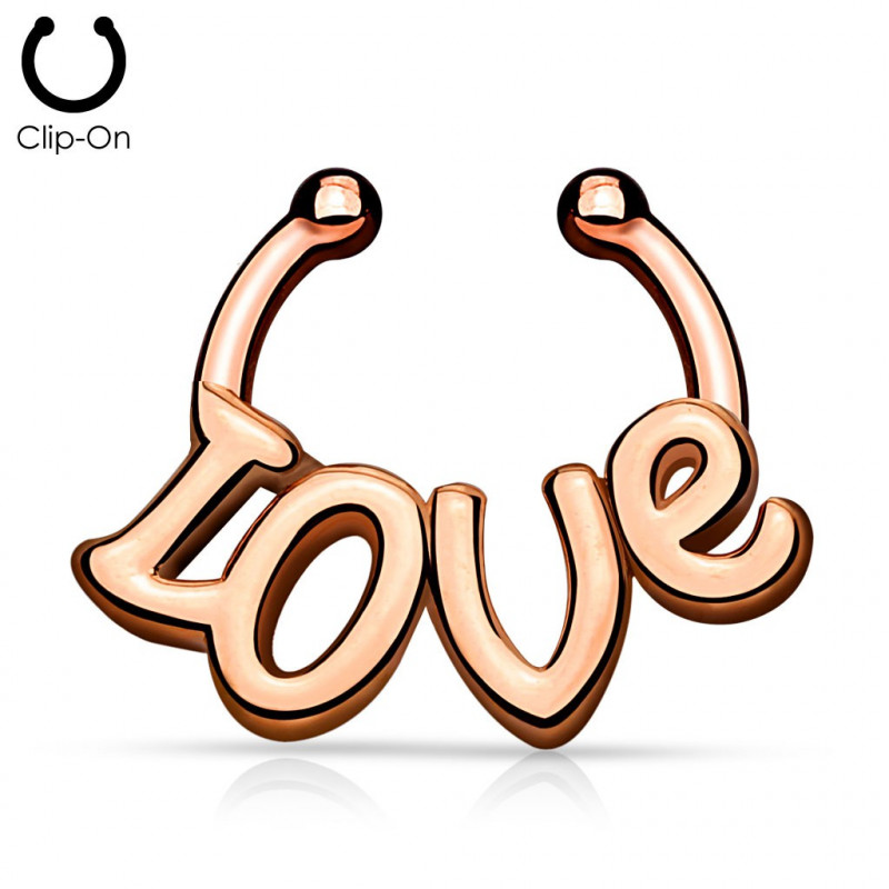 Faux piercing septum or rose love Bax Faux piercing3,60 €