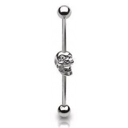 Piercing industriel 35mm tête de mort blanc Pyax Piercing oreille6,60 €