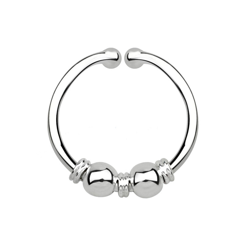 Piercing arcade 8 mm anodisé rose