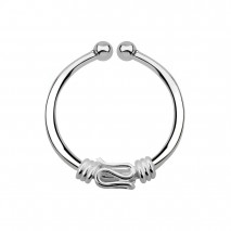 Faux piercing anneau 12mm plaqué argent Xaug Faux piercing4,15 €