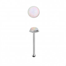 Piercing nez droit plaqué argent et une opaline blanche Axy Piercing nez2,75 €