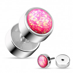 Faux piercing plug avec une opaline rose Lyk Faux piercing4,60 €