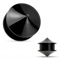 Piercing plug 14mm double cônes noir Raz Piercing oreille4,99 €