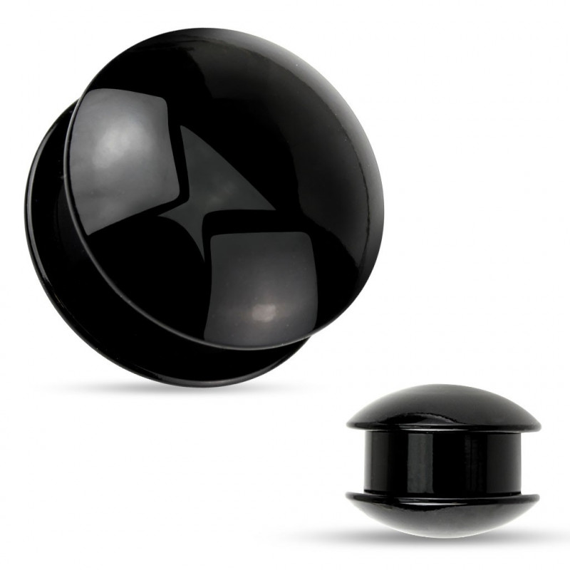 Piercing plug 14mm double dômes noir Guk Piercing oreille4,99 €