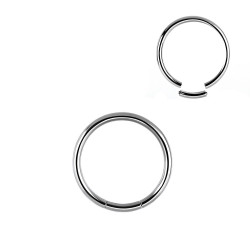 Piercing anneau acier 10 x 1,6mm à segment Piercing oreille4,40 €