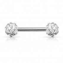 Piercing arcade 8 mm anodisé rose