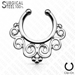 Faux piercing septum vintage motif floral Waq Faux piercing4,90 €