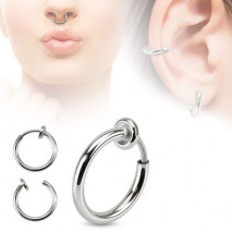 Faux piercing anneaux 8mm à clip Paz Faux piercing2,10 €