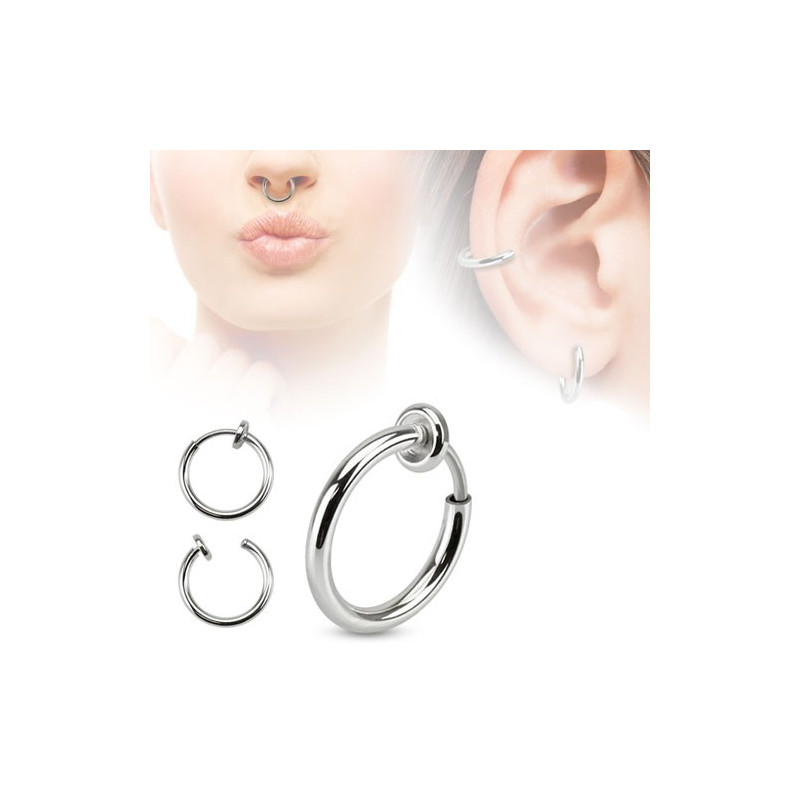 Faux piercing anneaux 8mm à clip Paz Faux piercing2,10 €