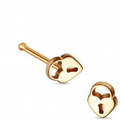 Piercing arcade 8 mm anodisé rose