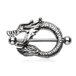 Piercing téton anneau acier dragon Pur Piercing téton6,40 €