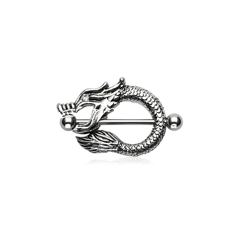 Piercing téton anneau acier dragon Pur Piercing téton6,40 €
