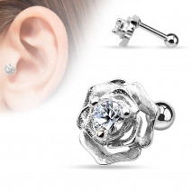 Piercing Tragus Fleur zirconium blanc Poy Piercing oreille4,49 €