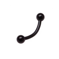 Piercing arcade 6mm avec boules 4mm noire Syk Piercing arcade3,70 €