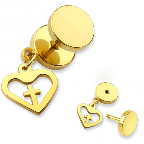 Piercing arcade 8 mm anodisé rose