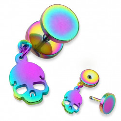 Piercing arcade 8 mm anodisé rose