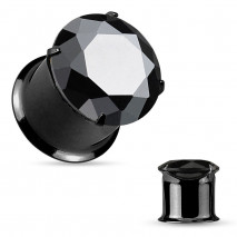 Piercing plug 4mm avec zirconium noir Axy Piercing oreille4,99 €