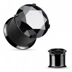 Piercing plug 12mm avec zirconium noir Kyw Piercing oreille8,99 €