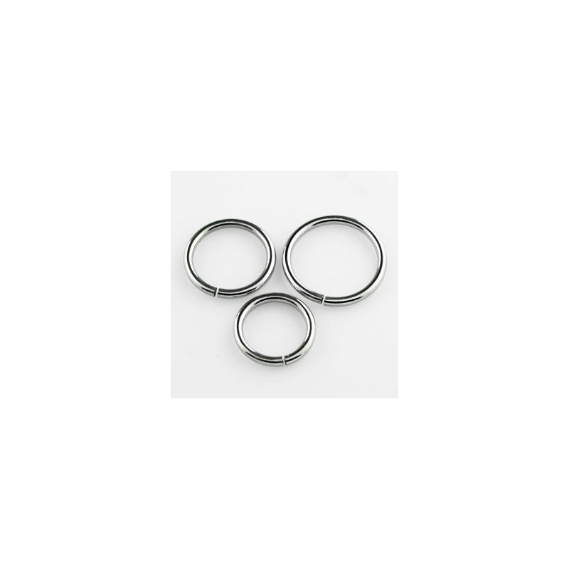 Piercing anneau en acier 6 x 0,8mm fermé Ciox Piercing oreille2,20 €