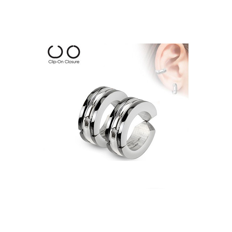 Piercing arcade 8 mm anodisé rose