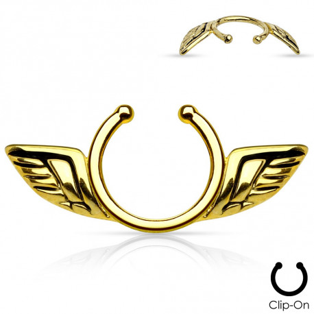 Faux piercing téton ailes d'anges doré Fax Faux piercing4,80 €