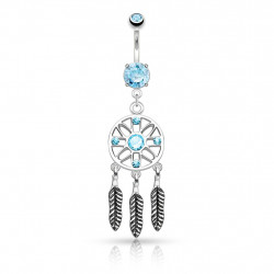 Piercing arcade 8 mm anodisé rose