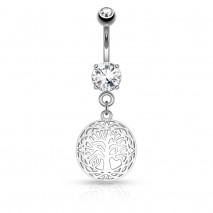 Piercing arcade 8 mm anodisé rose