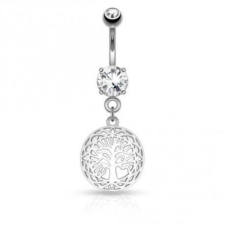 Piercing arcade 8 mm anodisé rose