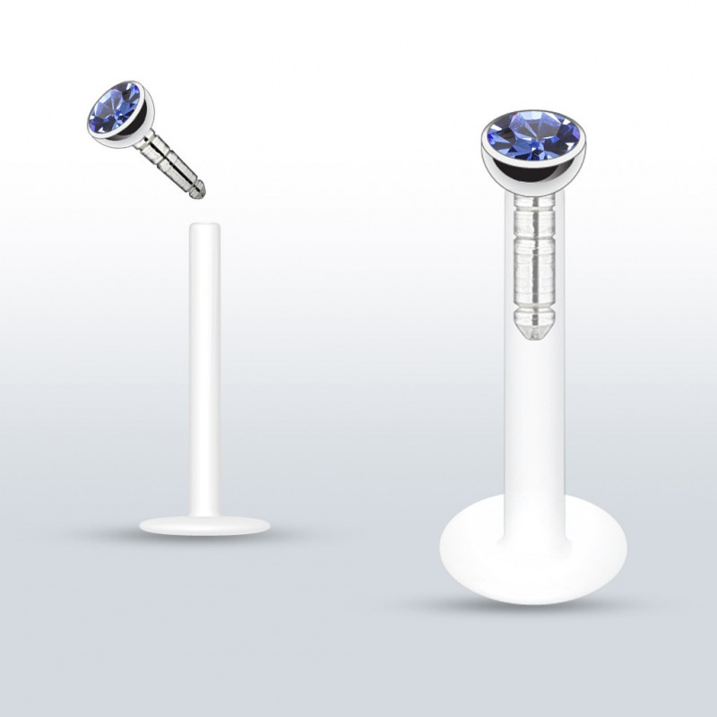 Piercing arcade 8 mm anodisé rose