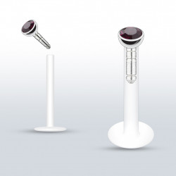 Piercing arcade 8 mm anodisé rose