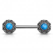 Piercing arcade 8 mm anodisé rose