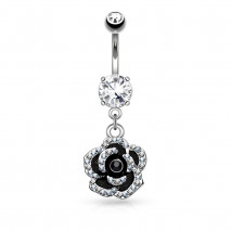 Piercing nombril pendentif avec une fleur noire Roky Piercing nombril8,25 €