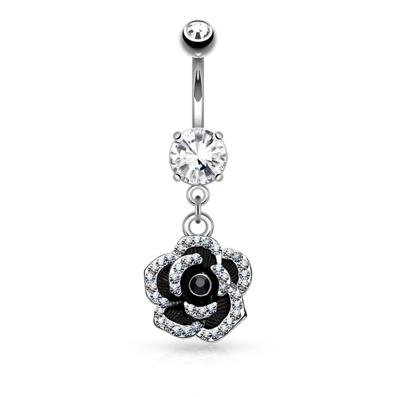 Piercing nombril pendentif avec une fleur noire Roky Piercing nombril8,25 €
