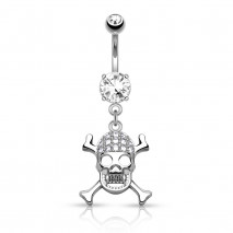 Piercing nombril pendentif avec tête de mort Dow Piercing nombril7,49 €