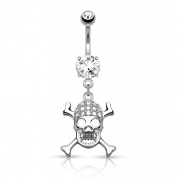 Piercing arcade 8 mm anodisé rose