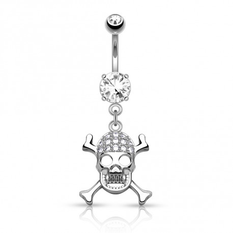 Piercing nombril pendentif avec tête de mort Dow Piercing nombril7,49 €