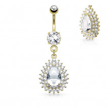 Piercing arcade 8 mm anodisé rose