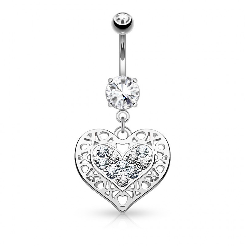 Piercing arcade 8 mm anodisé rose