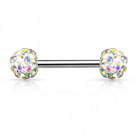 Piercing arcade 8 mm anodisé rose