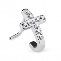 Piercing nez coudé acier avec une croix Juko Piercing nez4,49 €
