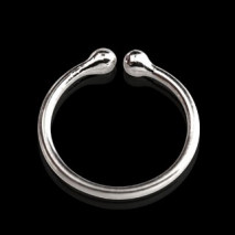Faux piercing anneau 4mm plaqué argent Piko Faux piercing3,49 €